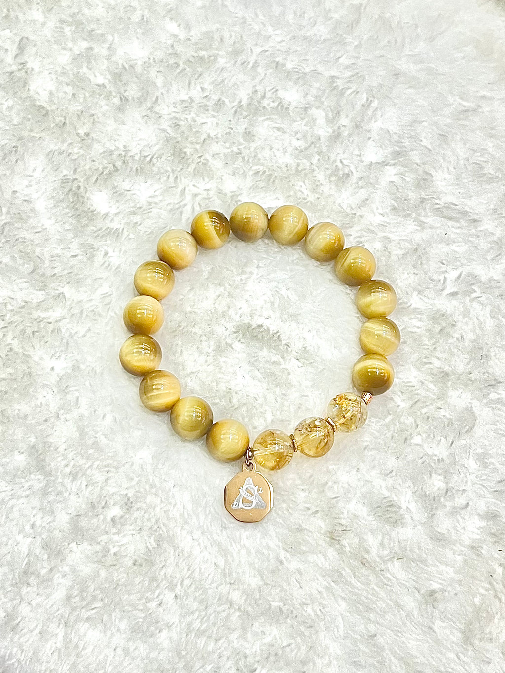 Solar Plexus Chakra · Confidence — Gold Tiger's Eye & Citrine