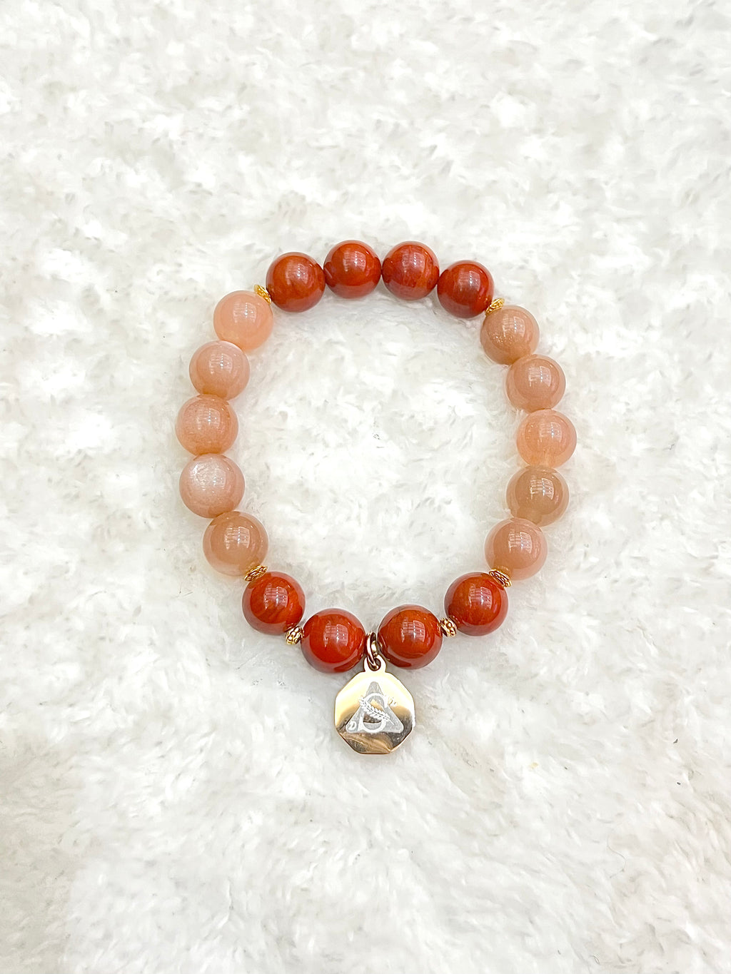 Sacral Chakra · Wisdom — Orange Moonstone & South Red Agate